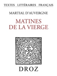 Auvergne martial D' - Matines de la Vierge.
