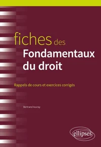 Fiches de Fondamentaux du droit