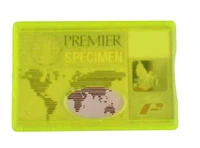 Etui carte rigide fluo incassable