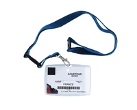 Porte badge rigide avec cordon