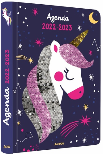 Agenda sequins licorne  Edition 2022-2023