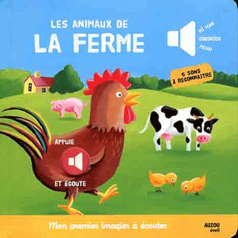 Les animaux de la ferme de Auzou - Album - Livre - Decitre