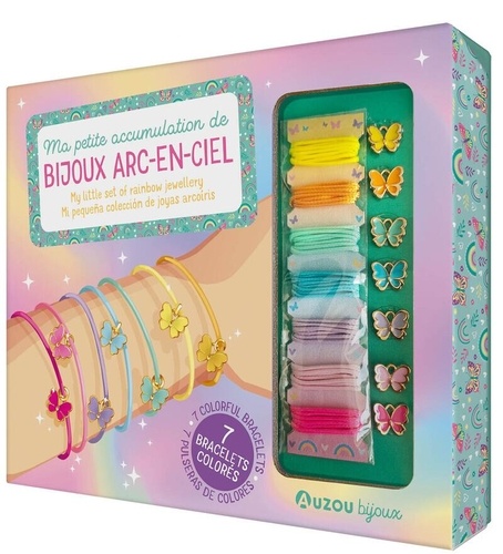 Trousse de fabrication de bijoux arc-en-ciel | Party City