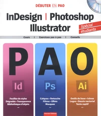 InDesign, Photoshop, Illustrator