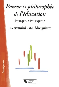 Penser la philosophie de l'éducation