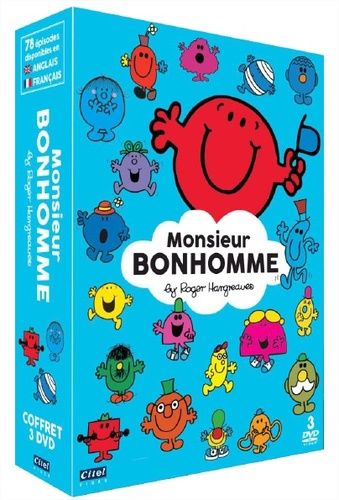 Roger Hargreaves - Coffret Monsieur Bonhomme. 3 DVD