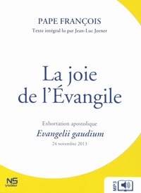  Pape François - La joie de l'Evangile - Exhortation apostolique, 24 novembre 2013. 1 CD audio MP3