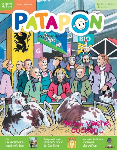  Anonyme - Patapon N° 460, mars 2019 : Veau, vache, cochon....