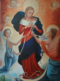 Poster A4 Marie qui défait noeuds : 5 ex