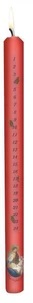 Bougies de l'Avent rouge - H 30 cm