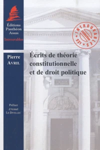 Ecrits de théorie constitutionnelle et de droit politique