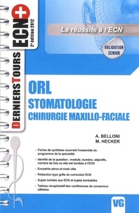 Axel Belloni et Mailys Hecker - ORL Stomatologie Chirurgie maxillo-faciale.