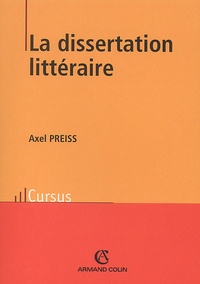 Axel Preiss - La Dissertation Litteraire.