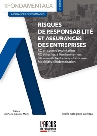 Axelle Astegiano-La Rizza - Risques de responsabilité et assurances des entreprises.