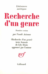 Recherche d'un genre