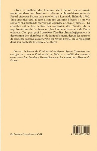 Les chambres de la création dans l'oeuvre de Marcel Proust