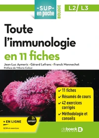Toute l'immunologie en 11 fiches