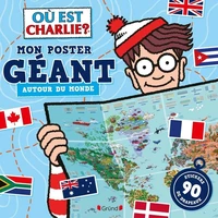 Où est Charlie ? Mon poster géant Autour du monde