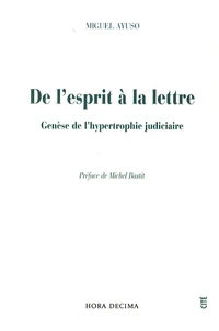 De l'esprit à la lettre