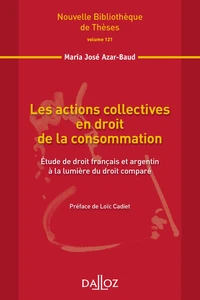 Les actions collectives en droit de la consommation