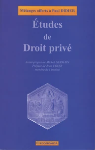 Etudes de Droit privé