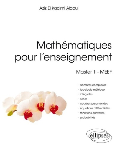 Mathématiques pour l'enseignement. Master 1, MEEF