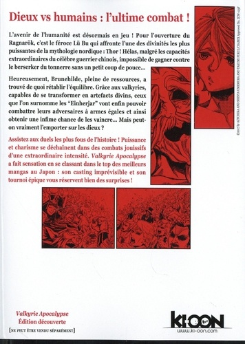 Valkyrie apocalypse  Pack en 2 volumes : Tomes 1 et 2. 1 manga acheté = 1 manga offert