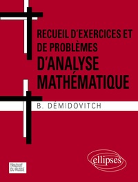 B Demidovitch - Exos Probs Analyse Mathematique.