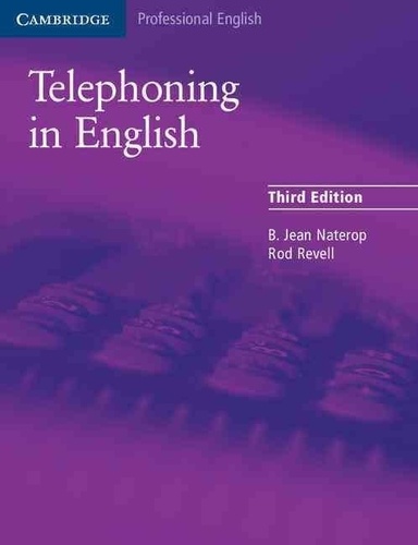 B-Jean Naterop - Telephoning in English third edition 2004 student's book.