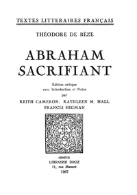 B ze th odore De - Abraham sacrifiant.