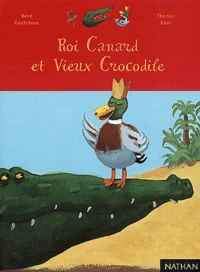 Roi Canard Et Vieux Crocodile