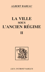 La ville sous l'Ancien régime