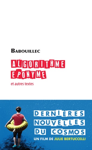  Babouillec - Algorithme éponyme et autres textes.
