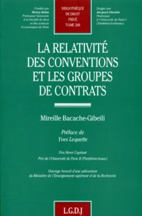 La relativité des conventions et les groupes de contrats