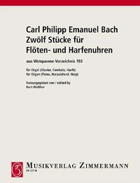 Zwölf Stücke für Flöten- und Harfenuhren