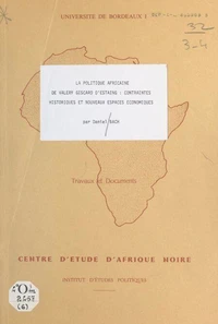 La politique africaine de Valéry Giscard d'Estaing