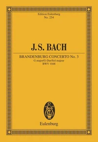 Concerto brandebourgeois No. 3 Sol majeur