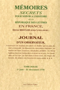 Mémoires secrets ou Journal d'un observateur