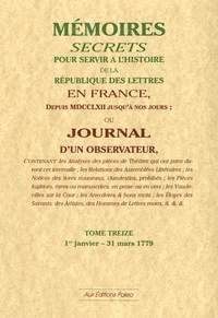Mémoires secrets ou Journal d'un observateur
