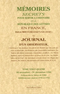 Mémoires secrets ou Journal d'un observateur