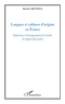 Bachir Metidja - Langues et cultures d'origine en France - Expérience d'enseignement de l'arabe en région parisienne.