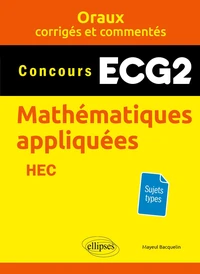 Mathématiques appliquées Concours ECG2
