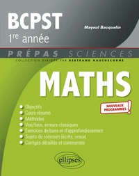 Mathématiques BCPST 1re année
