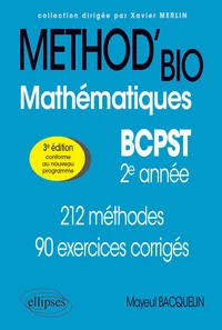 Mathématiques BCPST 2e année