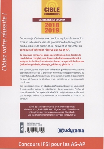 Concours IFSI pour les AS-AP  Edition 2018-2019