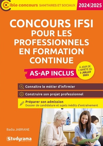 Concours IFSI pour les professionnels  Edition 2024-2025