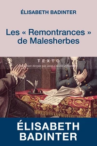 Les "Remontrances" de Malesherbes