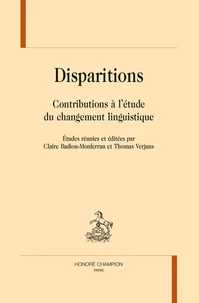 Disparitions