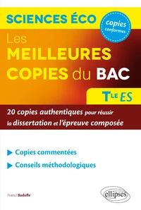 Les meilleures copies du bac Sciences économiques et sociales Terminale ES