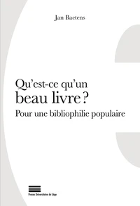 Qu'est-ce qu'un beau livre ?
